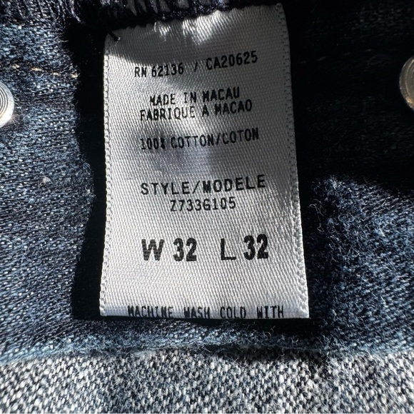 G By Guess Men’s Joey Low Bootcut Dark Wash Button Fly Retro Style Jeans 32 X 32 - Picture 8 of 8